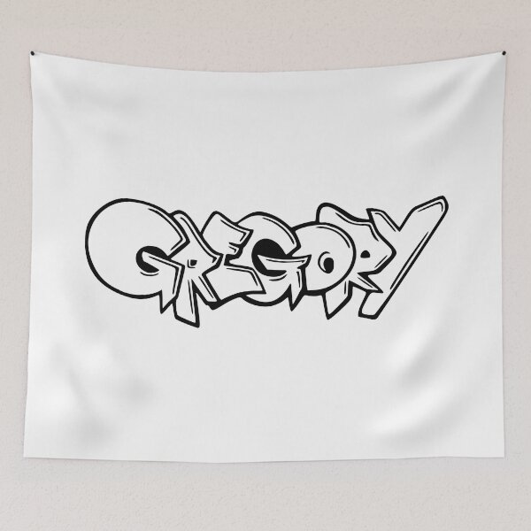 Item preview, Gregory - Graffiti Name Design designed and sold by NameThatShirt.