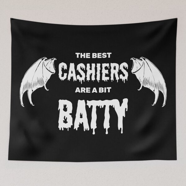 Item preview, The best cashiers are a bit batty halloween spooky bat designed and sold by absolutdesign.