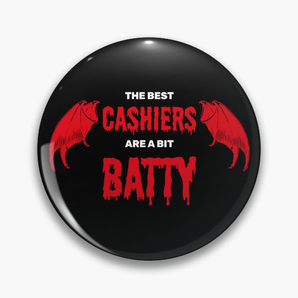 Item preview, The best cashiers are a bit batty halloween spooky bat designed and sold by absolutdesign.