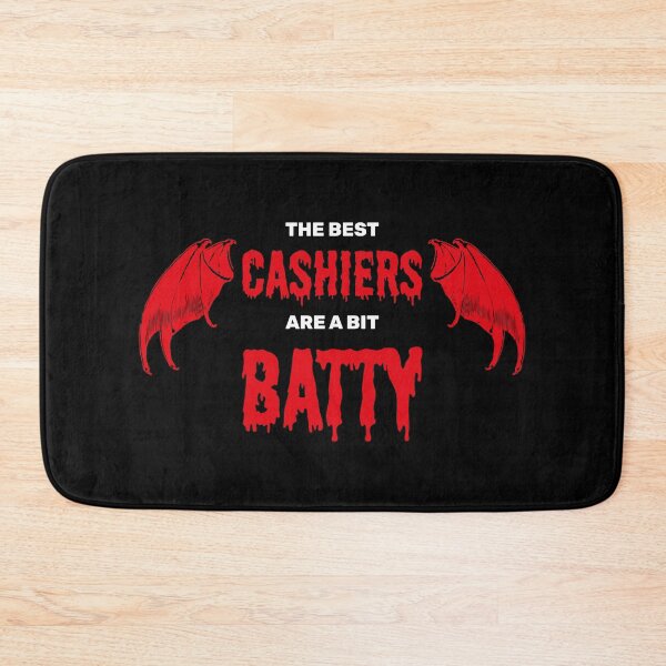 Item preview, The best cashiers are a bit batty halloween spooky bat designed and sold by absolutdesign.