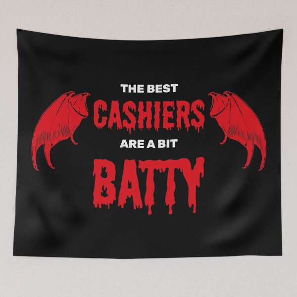 Item preview, The best cashiers are a bit batty halloween spooky bat designed and sold by absolutdesign.