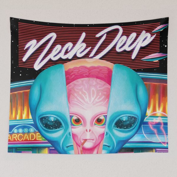 Item preview, neck deep alien tour 2022 masep designed and sold by ulemaBart.