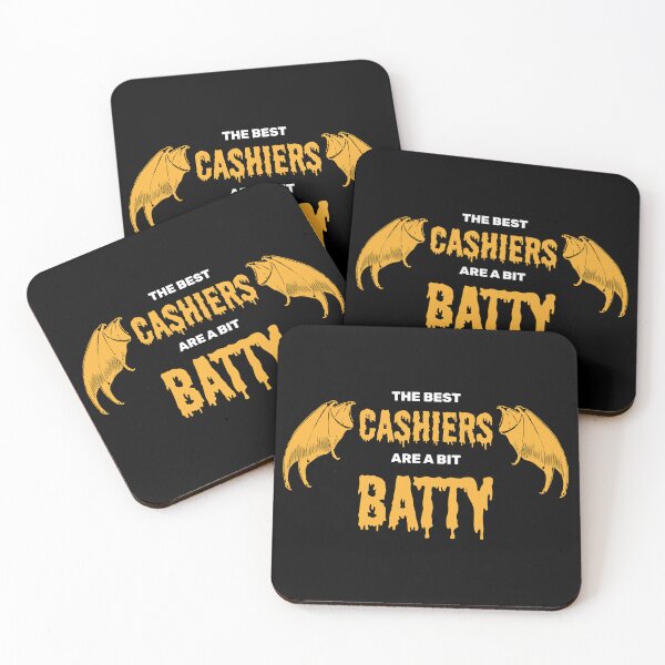 Item preview, The best cashiers are a bit batty halloween spooky bat designed and sold by absolutdesign.