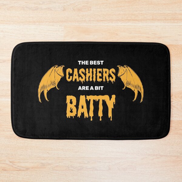 Item preview, The best cashiers are a bit batty halloween spooky bat designed and sold by absolutdesign.