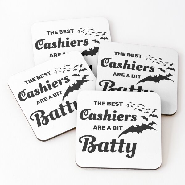 Item preview, The best cashiers are a bit batty halloween spooky bat designed and sold by absolutdesign.