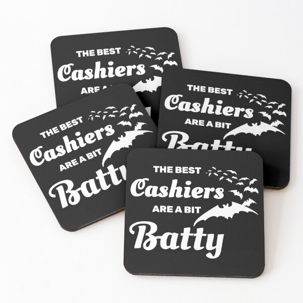 Item preview, The best cashiers are a bit batty halloween spooky bat designed and sold by absolutdesign.