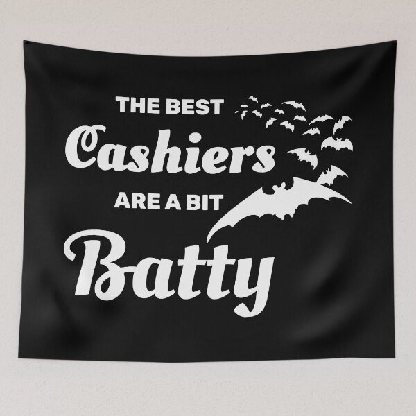 Item preview, The best cashiers are a bit batty halloween spooky bat designed and sold by absolutdesign.