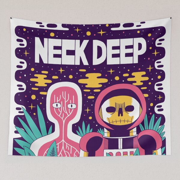 Item preview, neck deep aliens tour 2023 masep designed and sold by ulemaBart.