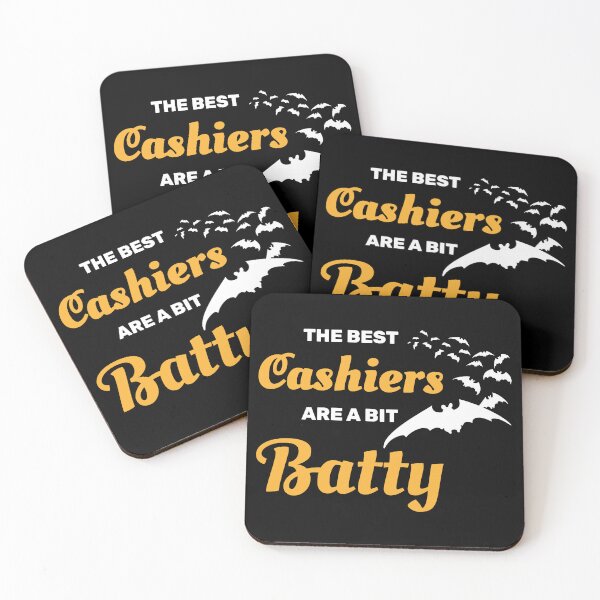 Item preview, The best cashiers are a bit batty halloween spooky bat designed and sold by absolutdesign.
