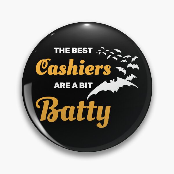 Item preview, The best cashiers are a bit batty halloween spooky bat designed and sold by absolutdesign.