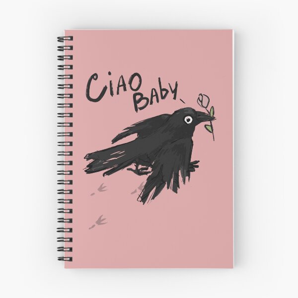 Item preview, Crow with a flower designed and sold by RNIArt.
