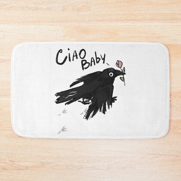 Item preview, Crow with a flower designed and sold by RNIArt.