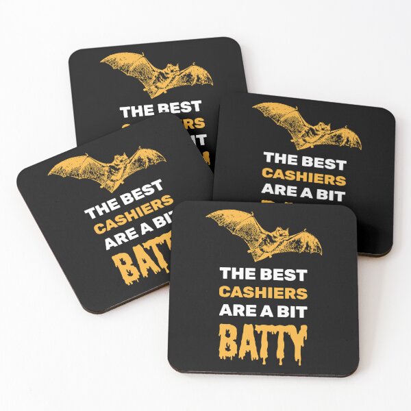 Item preview, The best cashiers are a bit batty halloween spooky bat designed and sold by absolutdesign.