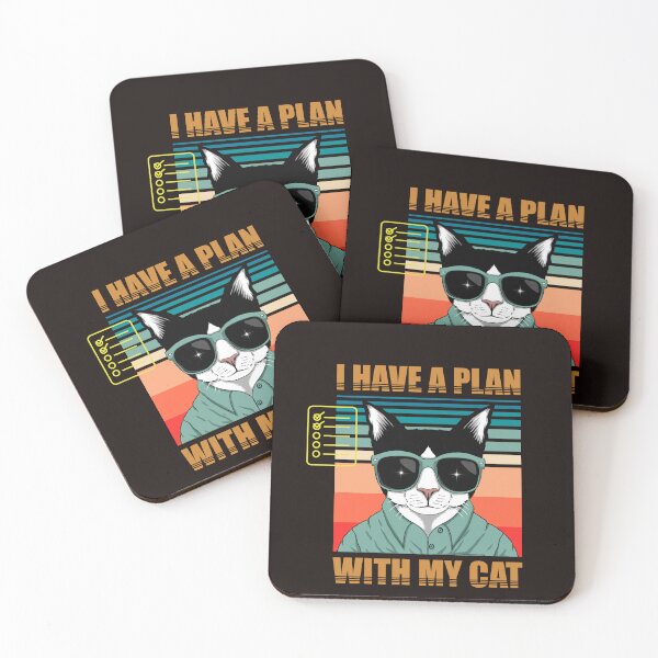 Item preview, I HAVE A PLAN WITH MY CAT-SAGFABULOUS designed and sold by SagFabulous.