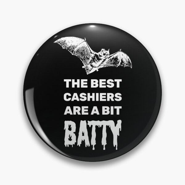 Item preview, The best cashiers are a bit batty halloween spooky bat designed and sold by absolutdesign.