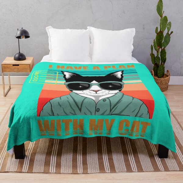 Item preview, I HAVE A PLAN WITH MY CAT-SAGFABULOUS designed and sold by SagFabulous.