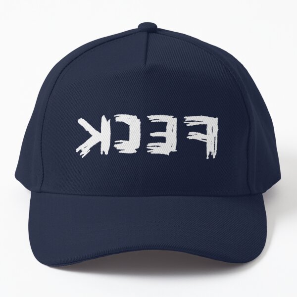 "Feck, Irish Slang, Backwards Word" Cap for Sale by badlydrawnbabe