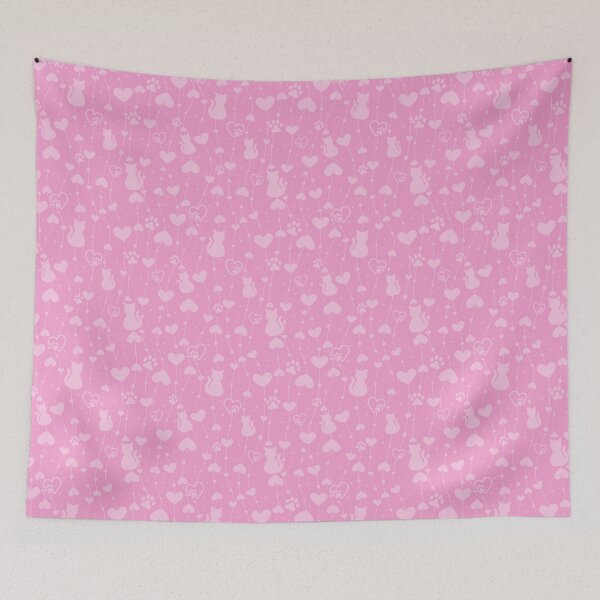 Item preview, Pink Cat Design All Over Print designed and sold by Jandsgraphics.