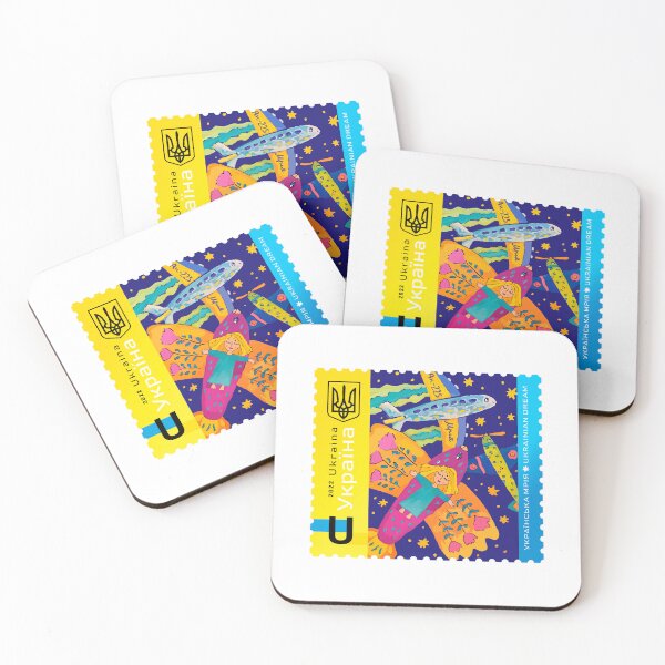 Item preview, Ukrainian Mriya An-225 Ukraine New Postage Stamp Ukrposhta designed and sold by Aide.