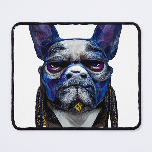 Item preview, French Bulldog with a human face designed and sold by JMKphotos.