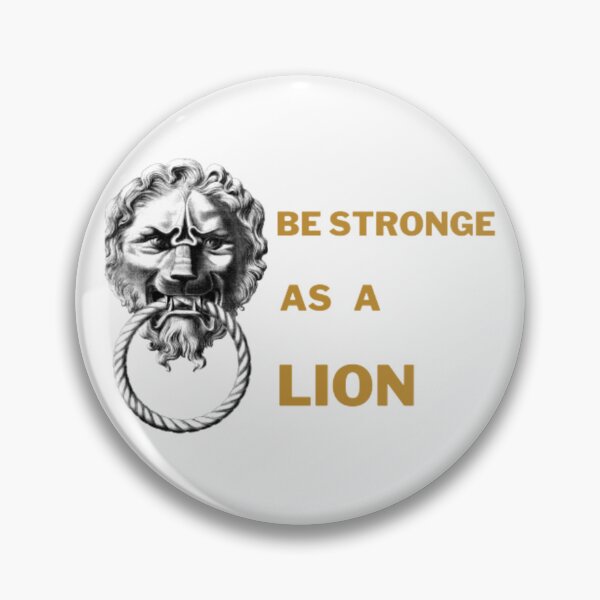 Item preview, be strong as a lion shirt designed and sold by doodelsart.