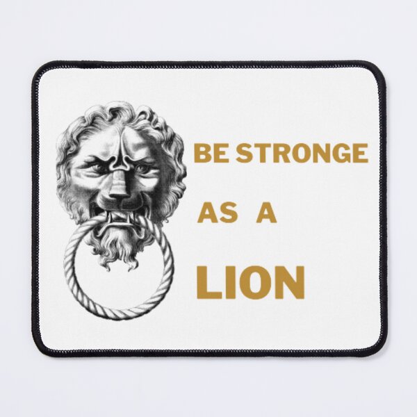 Item preview, be strong as a lion shirt designed and sold by doodelsart.