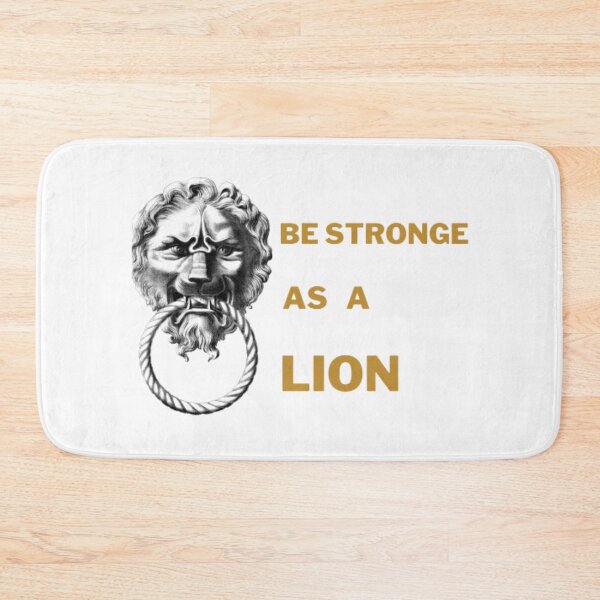Item preview, be strong as a lion shirt designed and sold by doodelsart.