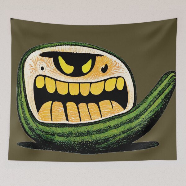 Aperçu de l'œuvre Courgettes en colère créée et vendue par RileyKyler.