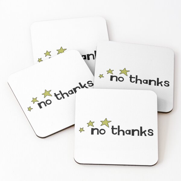 Item preview, no thanks designed and sold by ReverendMothman.