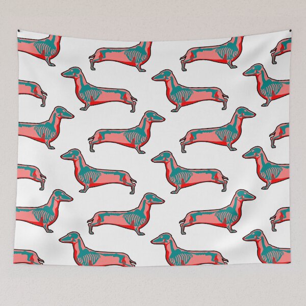 Item preview, Dachshund X-ray designed and sold by ElderSquirrels.