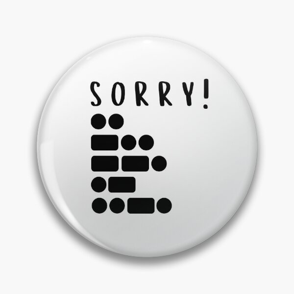 Item preview, Sorry! IDGAF with morse code  designed and sold by BrainChaos.