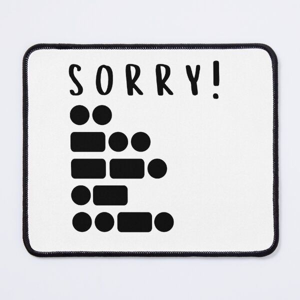 Item preview, Sorry! IDGAF with morse code  designed and sold by BrainChaos.