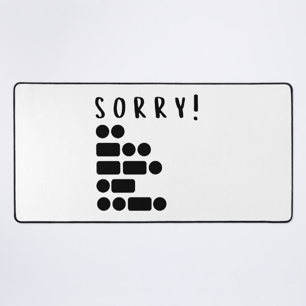 Item preview, Sorry! IDGAF with morse code  designed and sold by BrainChaos.
