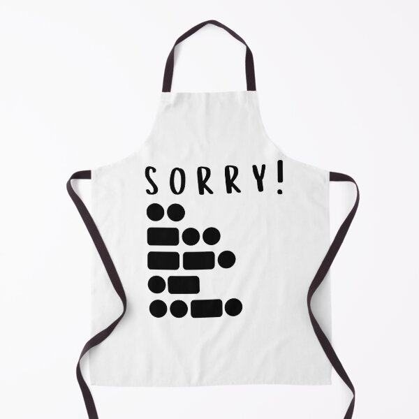 Item preview, Sorry! IDGAF with morse code  designed and sold by BrainChaos.