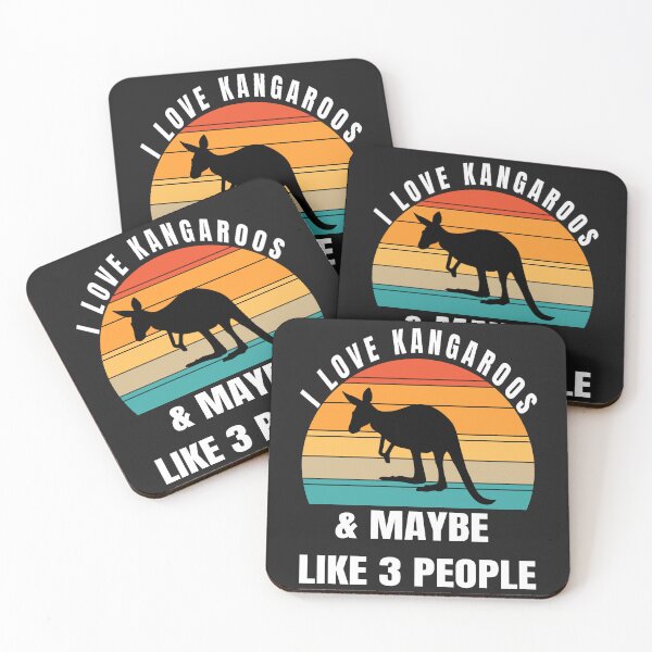 Item preview, I love kangaroos and maybe 3  people designed and sold by erozzz.