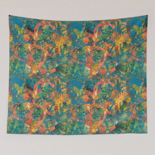 Item preview, Coffee Rings on my 1970’s Table Abstract Print designed and sold by ginaisarty.