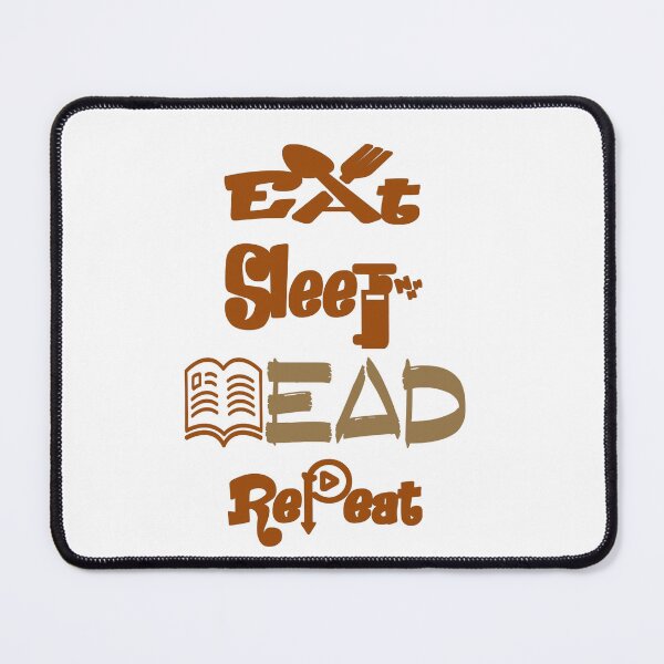 Item preview, Eat sleep read repeat,  designed and sold by Chakilogy.