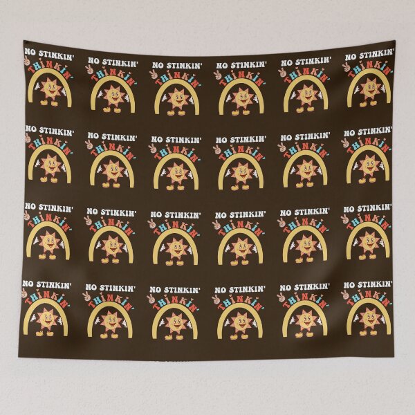 Item preview, Graphic Retro No Stinkin Thinkin Fun Motivational designed and sold by tamdevo1.