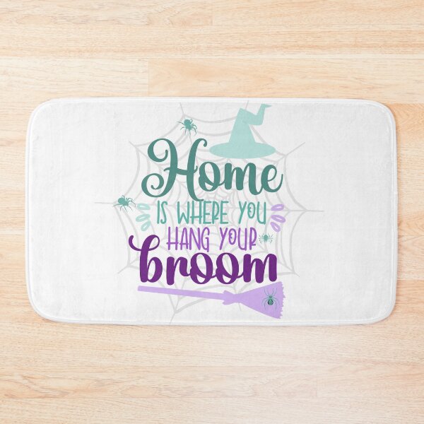 Item preview, Home Is Where You Hang Your Broom - Spooky Halloween designed and sold by Vero De.