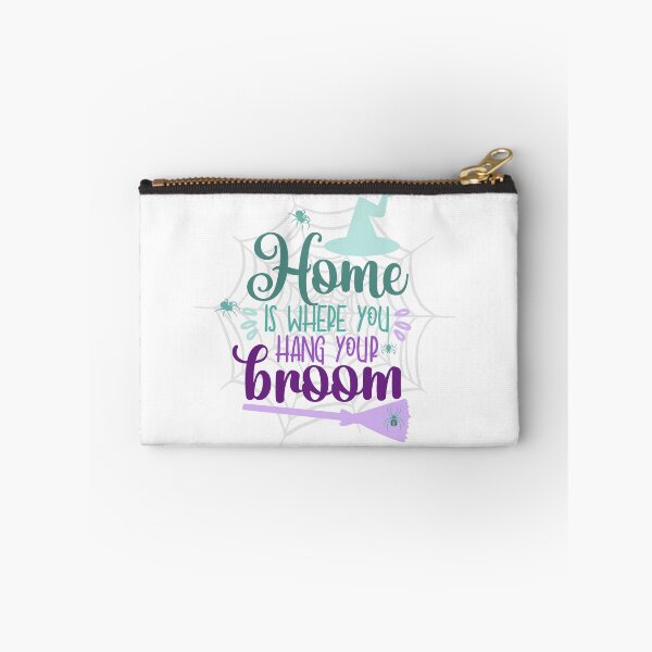 Item preview, Home Is Where You Hang Your Broom - Spooky Halloween designed and sold by Vero De.