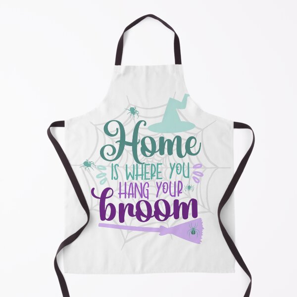 Item preview, Home Is Where You Hang Your Broom - Spooky Halloween designed and sold by Vero De.