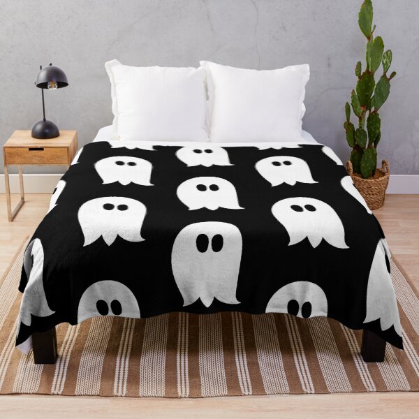 Item preview, Cute ghost cartoon in a black frame designed and sold by AngelDawnDesign.