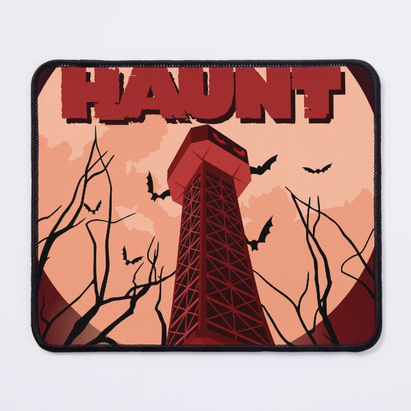 Item preview, Eiffel Tower Haunt Moon Red designed and sold by KD Fanatics.