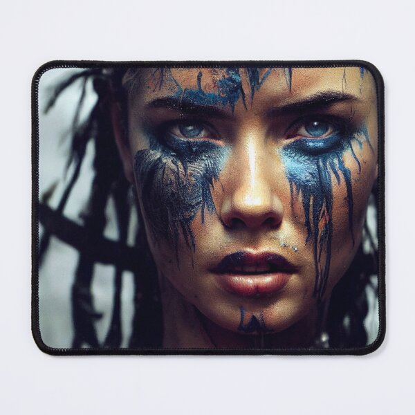 Item preview, Viking Woman Warrior Princess – Female Portrait Of A Viking Woman Princess Warrior |Midjourney AI Generated Art designed and sold by MadeByRobots.