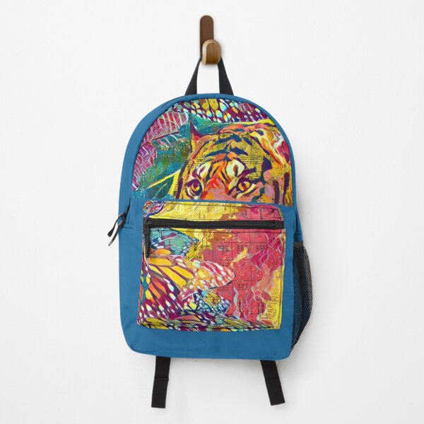 Item preview, Jungle Cat Tiger with the Butterfly Parade designed and sold by ginaisarty.