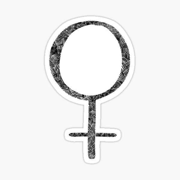 Hatchwork Sign of Venus Sticker