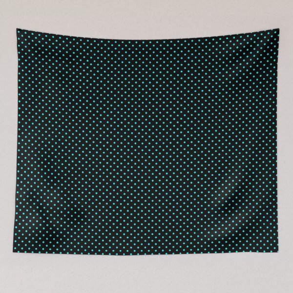 Item preview, Aqua and Black Light Polka Dot designed and sold by knelstrom.