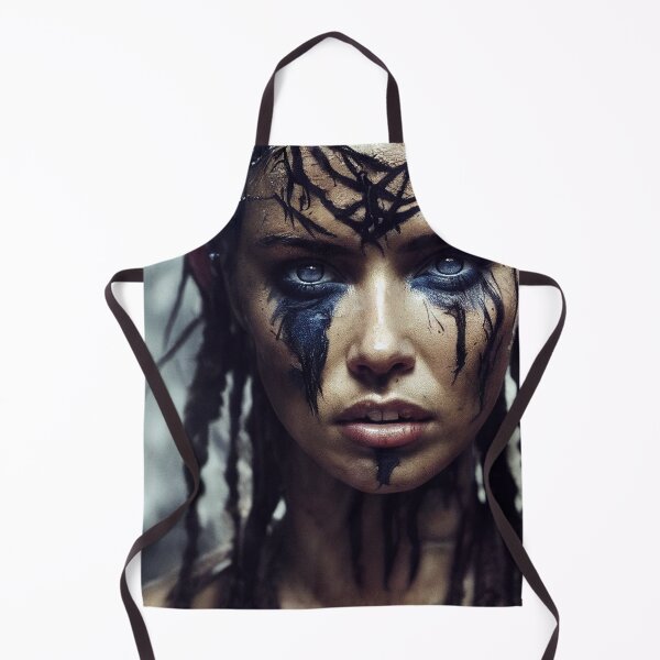 Item preview, Viking  Woman Warrior Princess – Female Portrait Of A Viking  Woman Princess Warrior |Midjourney AI Generated Art designed and sold by MadeByRobots.