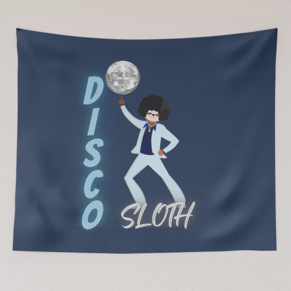 Item preview, perezoso discoteca designed and sold by Vanessa Hogle.