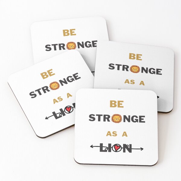 Item preview, be strong as a lion shirt. designed and sold by doodelsart.